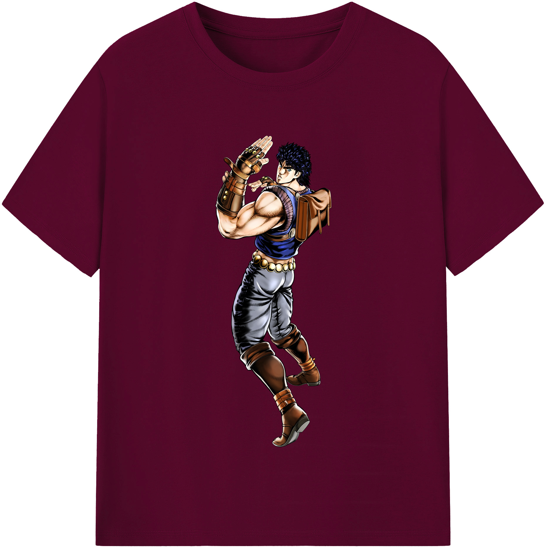 （画像用） ジョジョの奇妙な冒険 /ジョナサン?ジョースター JoJo's Bizarre Adventure Jonathan Joestar レディースカジュアルプリントTシャツ（綿100％）